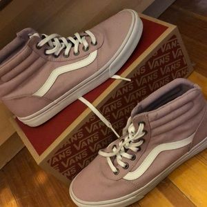 purple high top vans